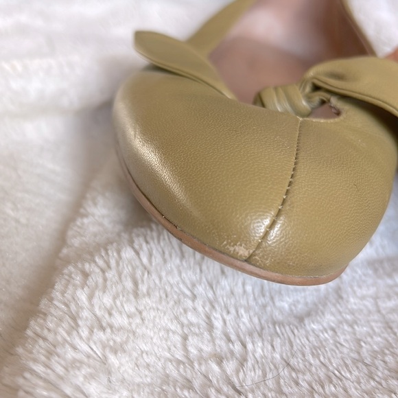 ANTHROPOLOGIE Cute Bow Knot Leather Flats - Picture 8 of 14